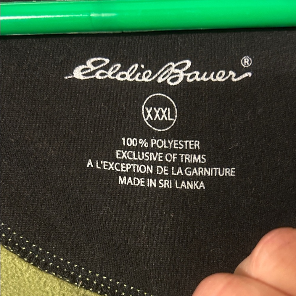 Eddie Bauer Men's Green Lightweight Full Zip Jacket XXXL - Picture 6 of 8